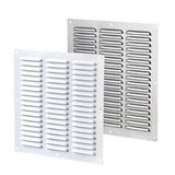 Vents Καπάκι Εξαερισμού Αλουμινίου Με Σήτα 150mm x 150mm Τετράγωνο ΜΠΕΖ