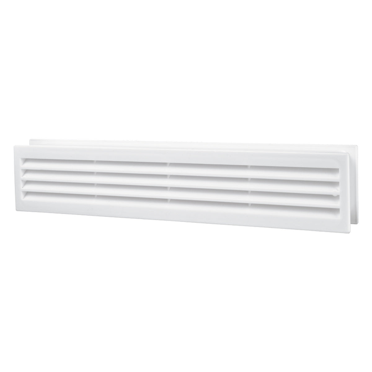 Vents Καπάκι Σχάρα Εξαερισμού Για Πόρτες Πλαστικό 453mm x 91mm ΛΕΥΚΟ Σετ 2 Τεμ