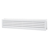 Vents Καπάκι Σχάρα Εξαερισμού Για Πόρτες Πλαστικό 453mm x 91mm ΛΕΥΚΟ Σετ 2 Τεμ