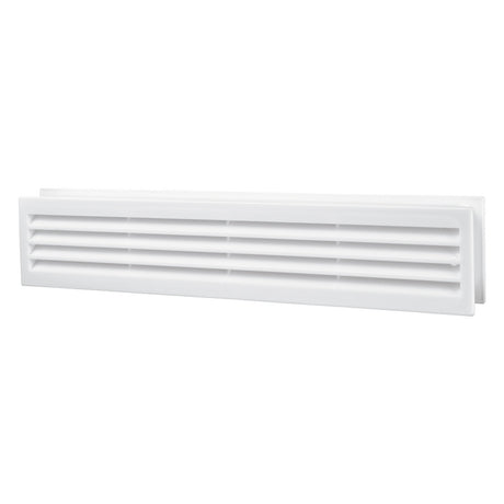Vents Καπάκι Σχάρα Εξαερισμού Για Πόρτες Πλαστικό 453mm x 91mm ΛΕΥΚΟ Σετ 2 Τεμ