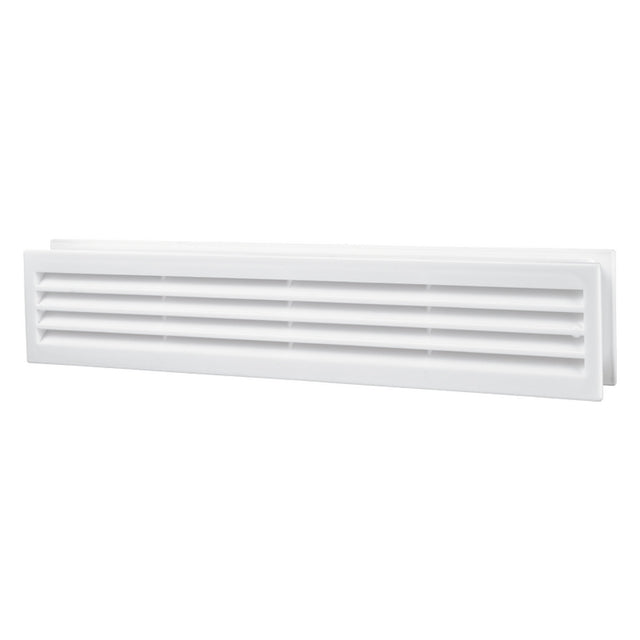 Vents Καπάκι Σχάρα Εξαερισμού Για Πόρτες Πλαστικό 453mm x 91mm ΛΕΥΚΟ Σετ 2 Τεμ