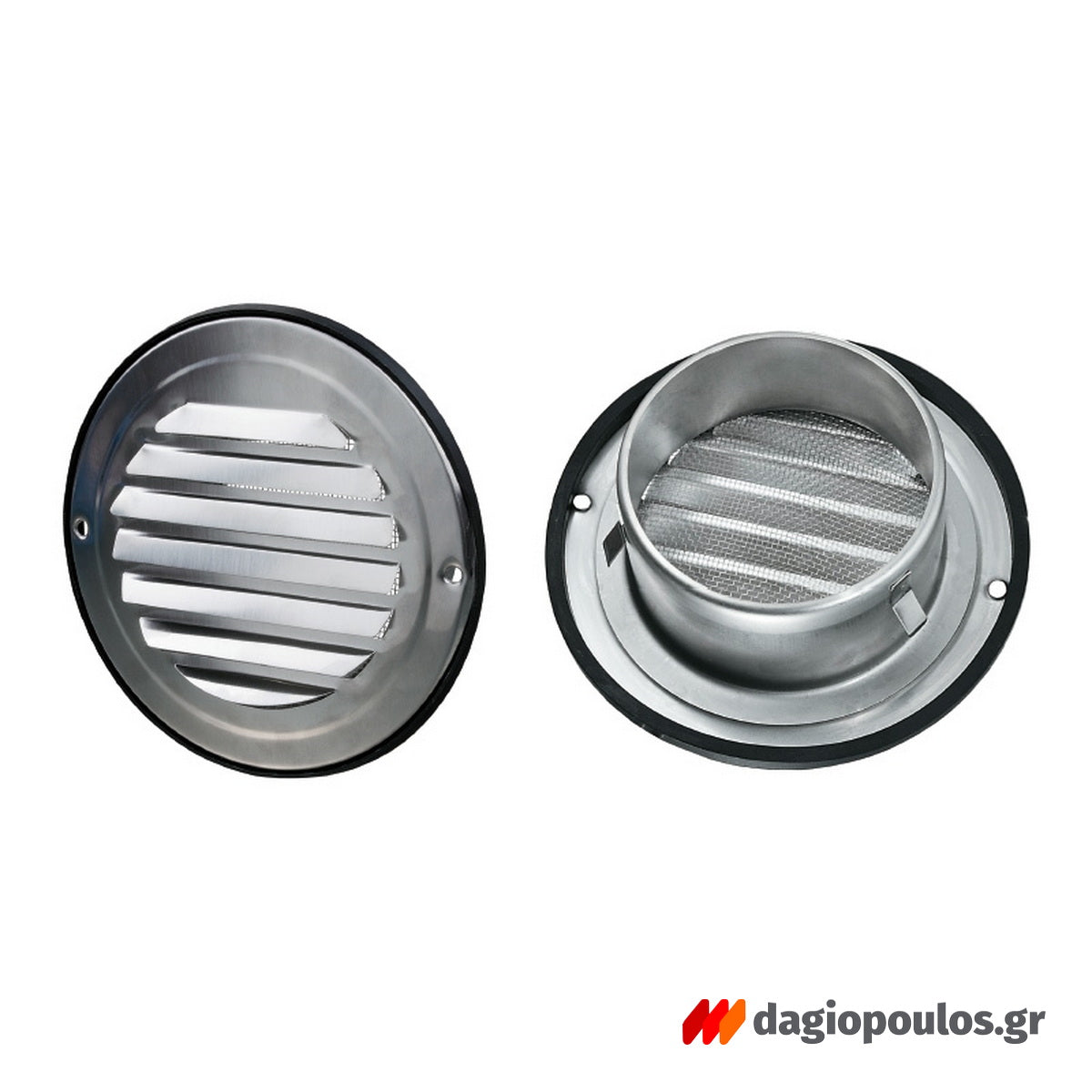 Vents MVM 125 Καπάκι Εξαερισμού Με Σίτα Στρογγυλό 125mm ΑΝΟΞΕΙΔΩΤΟ