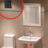 Vents Modern 125 Ανεμιστήρας Τοίχου Ηλεκτρικός Κρυφός Φ125mm
