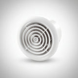 Vents 100 PF Ανεμιστήρας Εξαερισμού Χωνευτός Με Στρογγυλές Γρίλιες Φ100mm ΛΕΥΚΟΣ