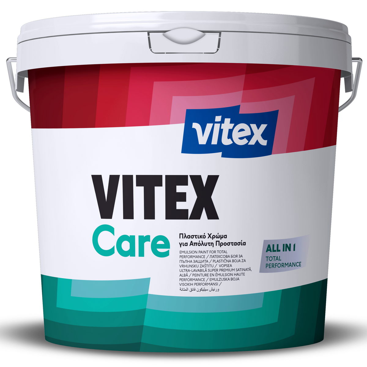 Vitex Care Υψηλής Ποιότητας Πλενόμενο Πλαστικό Χρώμα Ματ Λευκό