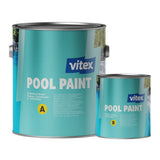 Vitex Pool Paint Εποξειδικό Χρώμα Πισίνας Διαλύτου 2 Συστατικών ΛΕΥΚΟ 3.5Ltr