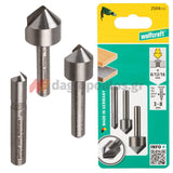 Wolfcraft 2504000 Συλλογή Φρέζες Για Ξύλο, Πλαστικό, Μη Σιδηρούχα Μέταλλα Σετ 3 Τεμ