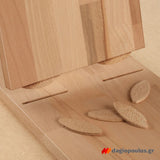 Wolfcraft 2921.000 Καβίλιες Οξιάς Τύπου ''Μπισκότο'' Σετ 50 Τεμ 45x15x4mm