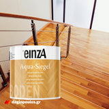 einzA Aqua Siegel Άοσμο Οικολογικό Βερνίκι Πατωμάτων & Επίπλων Νερού ΓΥΑΛΙΣΤΕΡΟ