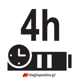 Yato YT-08507 Φακός Χειρός Επιθεώρησης & Εργασίας Περιστρεφόμενης Κεφαλής 30+7 LED 140 Lumens