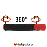 Yato YT-08507 Φακός Χειρός Επιθεώρησης & Εργασίας Περιστρεφόμενης Κεφαλής 30+7 LED 140 Lumens