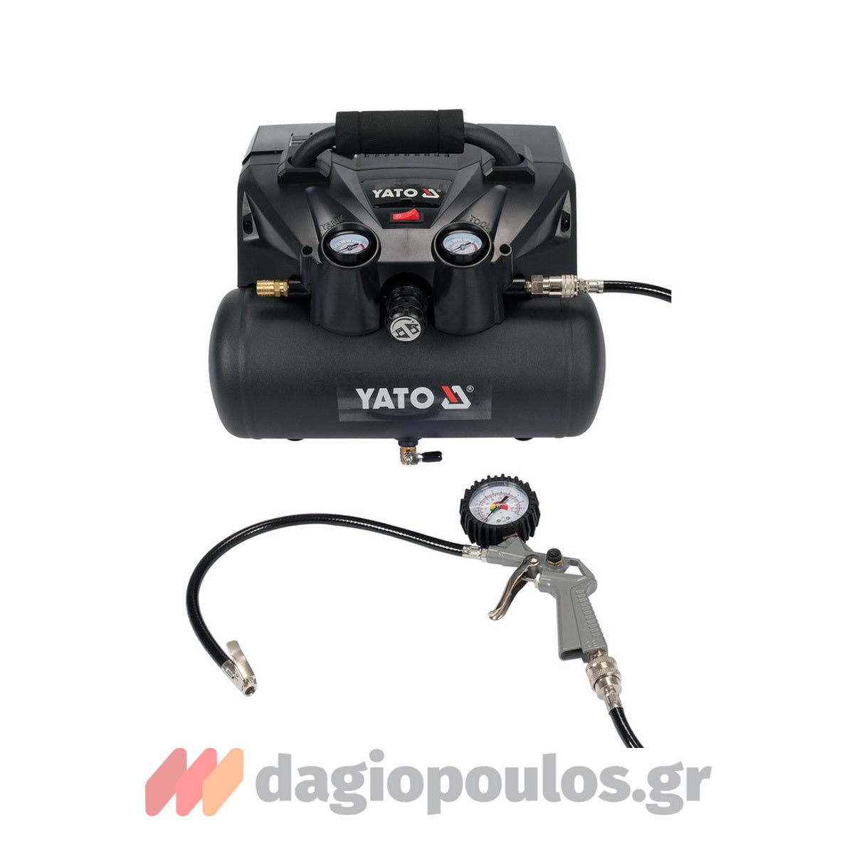 Yato YT-23242 Επαγγελματικός Αεροσυμπιεστής Μπαταρίας 6Ltr 36V (18V*2) SOLO