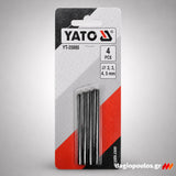 Yato YT-35880 Συλλογή Σγρόμπιες 2-3-4-5mm Σετ 4 Τεμ