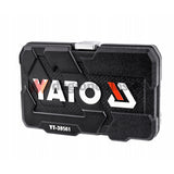 Yato YT-38561 Συλλογή Καρυδάκια & Εξαρτήματα Μανέλα Καστάνιας 3/8" Σετ 22 Τεμ Σε Κασετίνα
