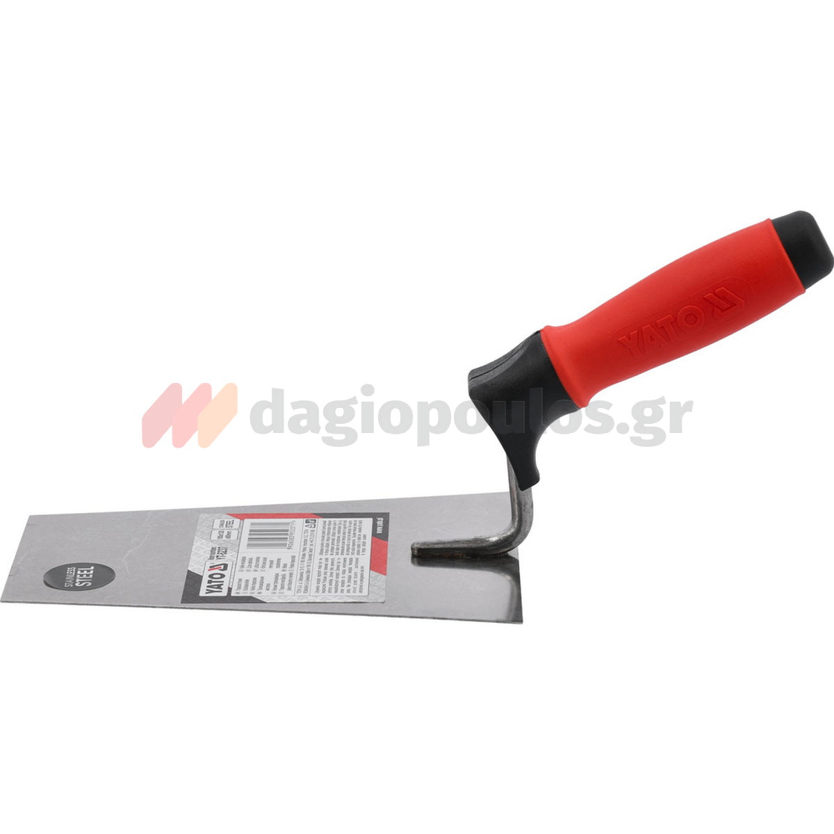 Yato YT-5237 Επαγγελματικό Μυστρί Τραπεζοειδές Με Πλαστική Λαβή Ανοξείδωτο
