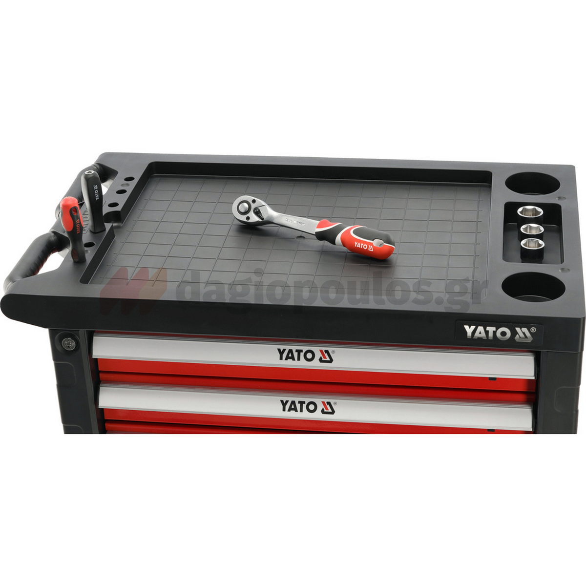 Yato YT-55300 Εργαλειοφόρος Τροχήλατος 6 Συρταριών Με Συλλογή 177 Εργαλείων