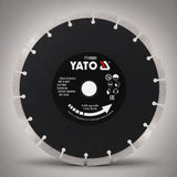 Υato YT-59965 Dry & Wet Δίσκος Διαμαντέ (Διαμαντόδισκος) Κοπής Δομικών Υλικών, Μπετόν, Πέτρας, Τούβλων, Γρανίτη Ξηρής - Υγρής Κοπής 230mm