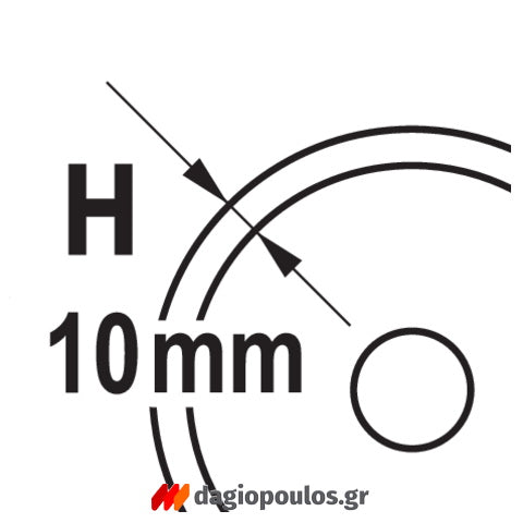 Yato YT-59982 Turbo Δίσκος Διαμαντέ (Διαμαντόδισκος) Κοπής Δομικών Υλικών, Μπετόν, Πέτρας, Τούβλων 125mm