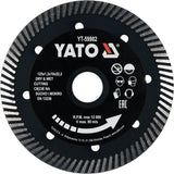 Yato YT-59982 Turbo Δίσκος Διαμαντέ (Διαμαντόδισκος) Κοπής Δομικών Υλικών, Μπετόν, Πέτρας, Τούβλων 125mm