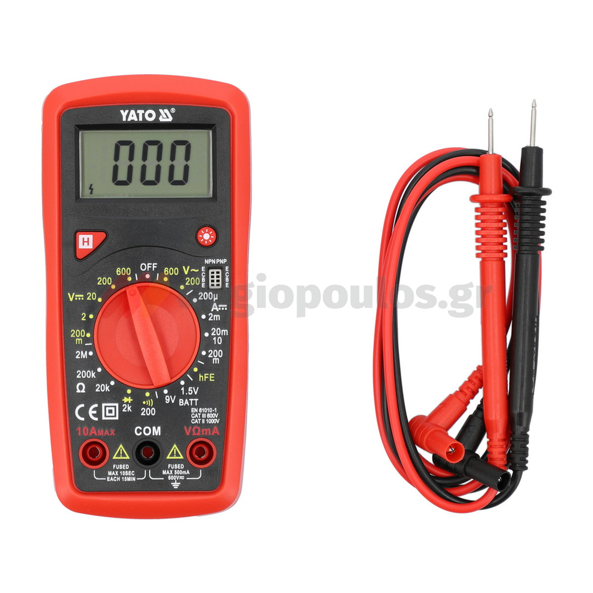 Yato YT-73081 Πολύμετρο Ψηφιακό LCD