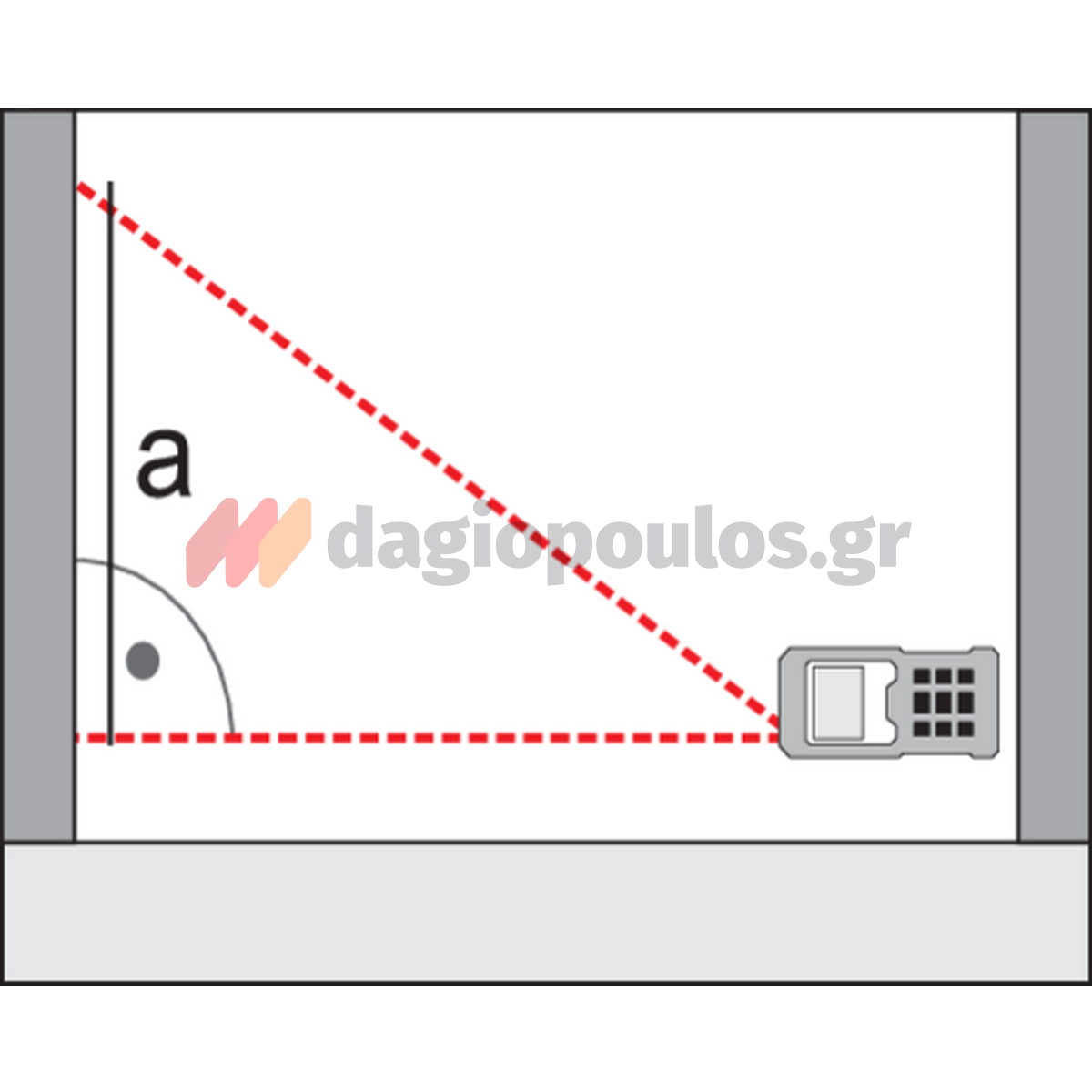 Yato YT-731251 Μετρητής Αποστάσεων Laser 50mtr