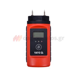 Yato YT-73141 Μετρητής Υγρασίας (Υγρασιόμετρο) Μπαταρίας Χειρός 0,2-60%