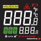 Yato YT-73201 Θερμόμετρο Υπερύθρων -50°C / +650°C Με Οθόνη LCD