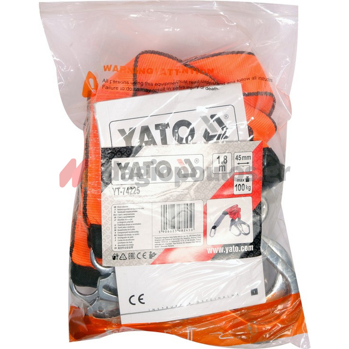 Yato YT-74225 Ελαστικός Ιμάντας Ασφαλείας 45mm
