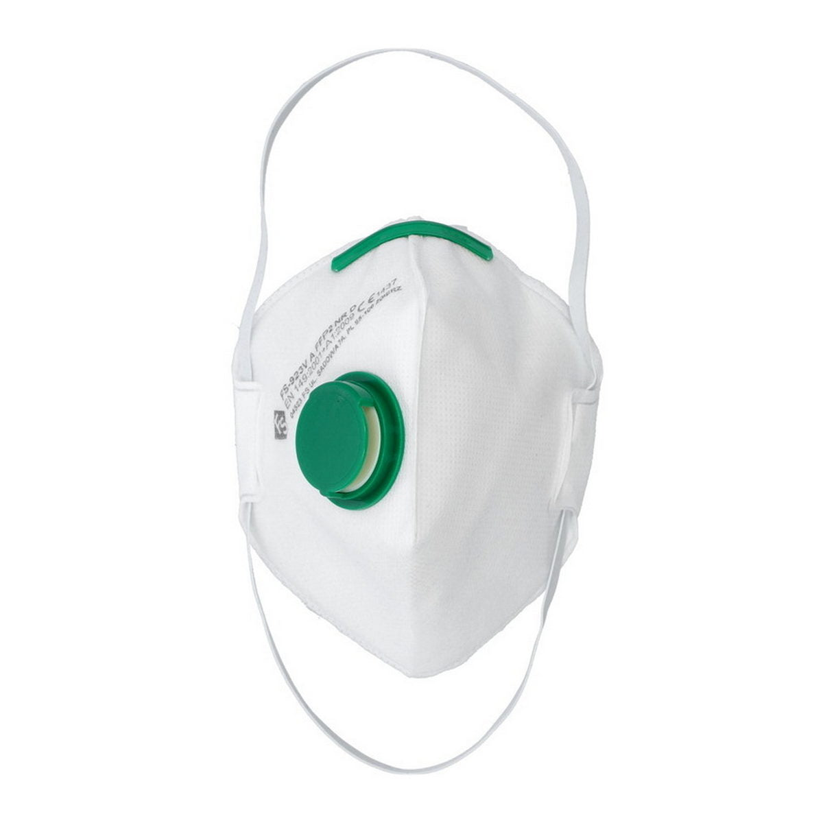 Yato YT-7492 Μάσκα Μίας Χρήσης με Βαλβίδα FFP2 NR Σετ 3 Τεμ
