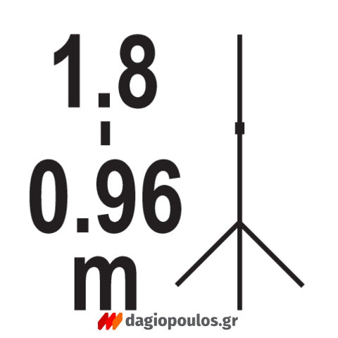 Yato YT-81811 Προβολέας LED Διπλός Επαναφορτιζόμενος Με Τρίποδο 5000 Lumens
