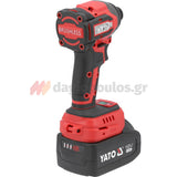 Yato YT-82798 Brushless Παλμικό Κατσαβίδι Μπαταρίας 18V Li-Ion 230Nm Με Μπατ.4.0Ah - Φορτιστή - Βαλίτσα