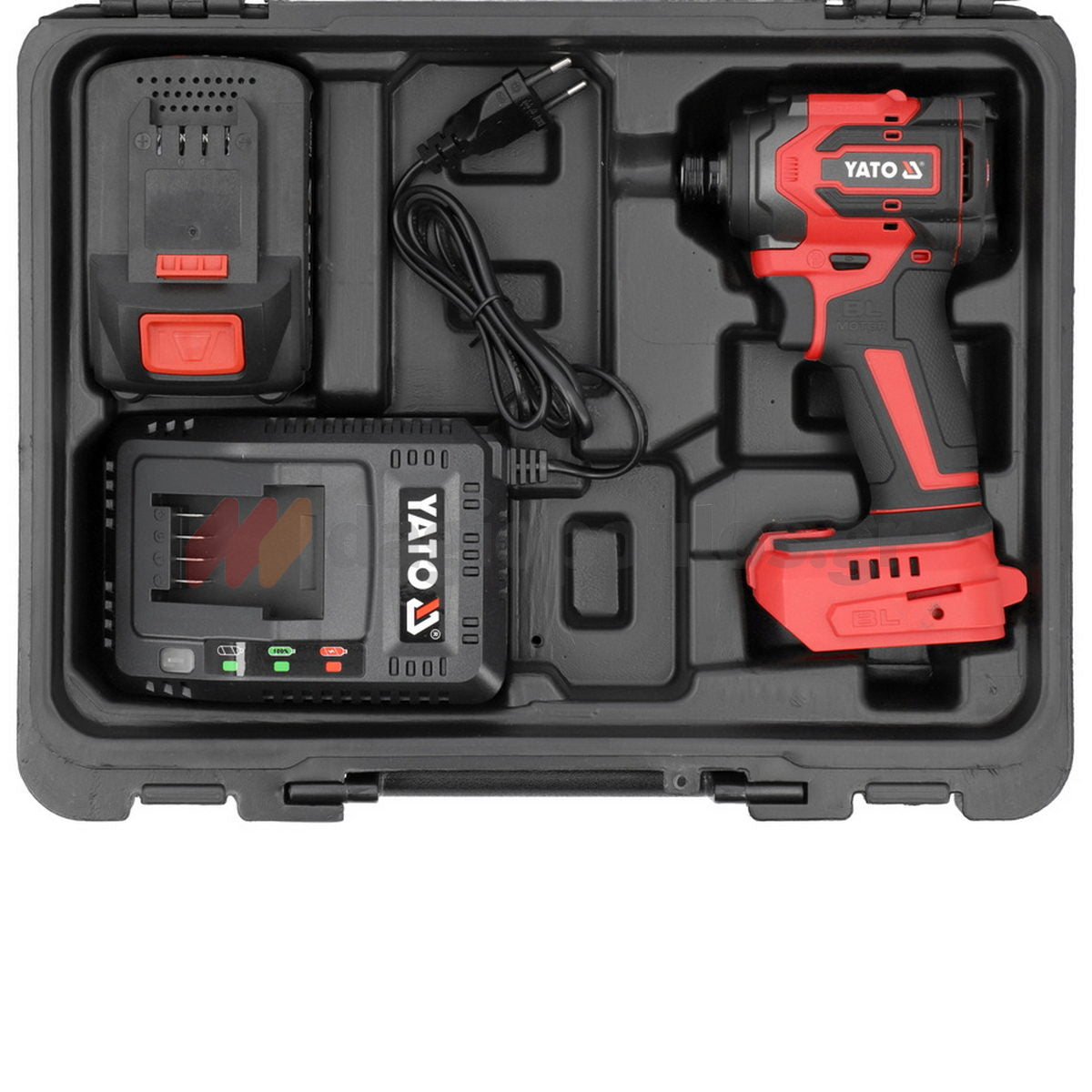Yato YT-82798 Brushless Παλμικό Κατσαβίδι Μπαταρίας 18V Li-Ion 230Nm Με Μπατ.4.0Ah - Φορτιστή - Βαλίτσα