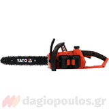 Yato YT-82813 Αλυσοπρίονο Μπαταρίας 36V (2x18V) Li-Ion Με Λάμα 355mm SOLO