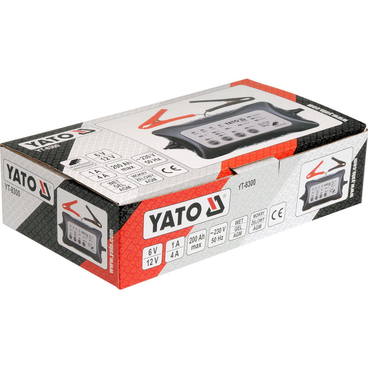 Yato YT-8300 Φορτιστής - Συντηρητής Μπαταρίας Αυτοκινήτου 6-12V 4Α 200Ah