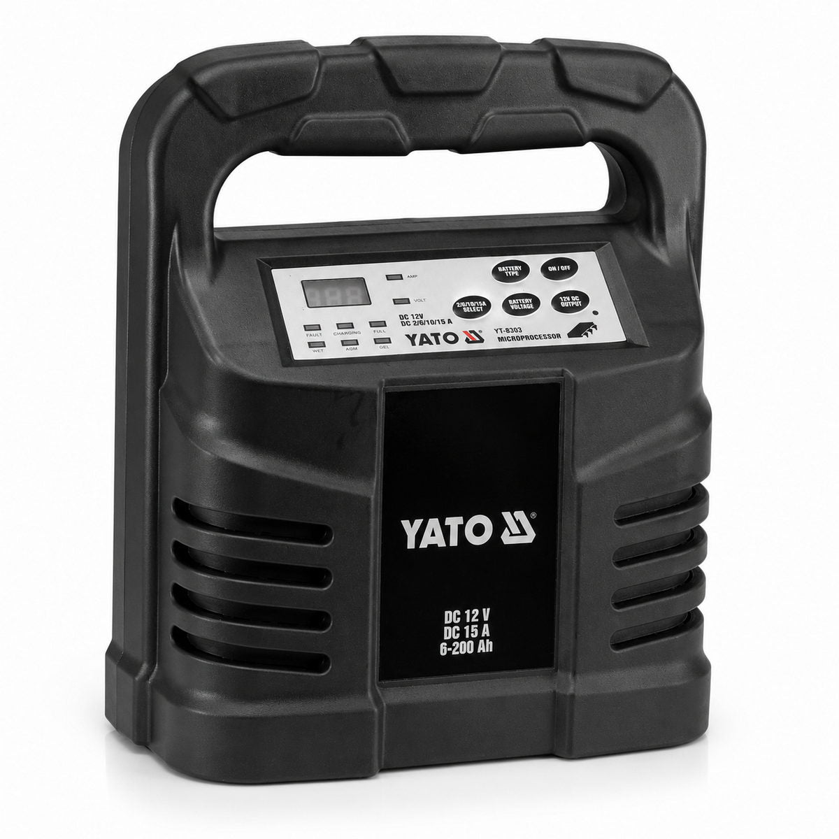 Yato YT-8302 Επαγγελματικός Φορτιστής - Συντηρητής Μπαταρίας Αυτοκινήτου 6-12V 12A 200Αh