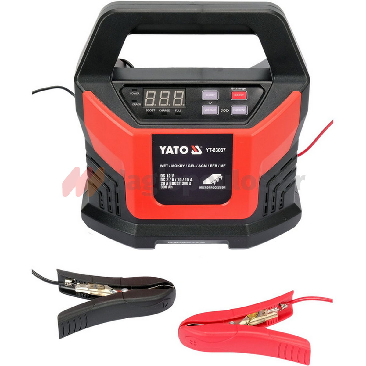 Yato YT-83037 Φορτιστής - Συντηρητής Μπαταρίας Αυτοκινήτου 12V 300Ah 15A