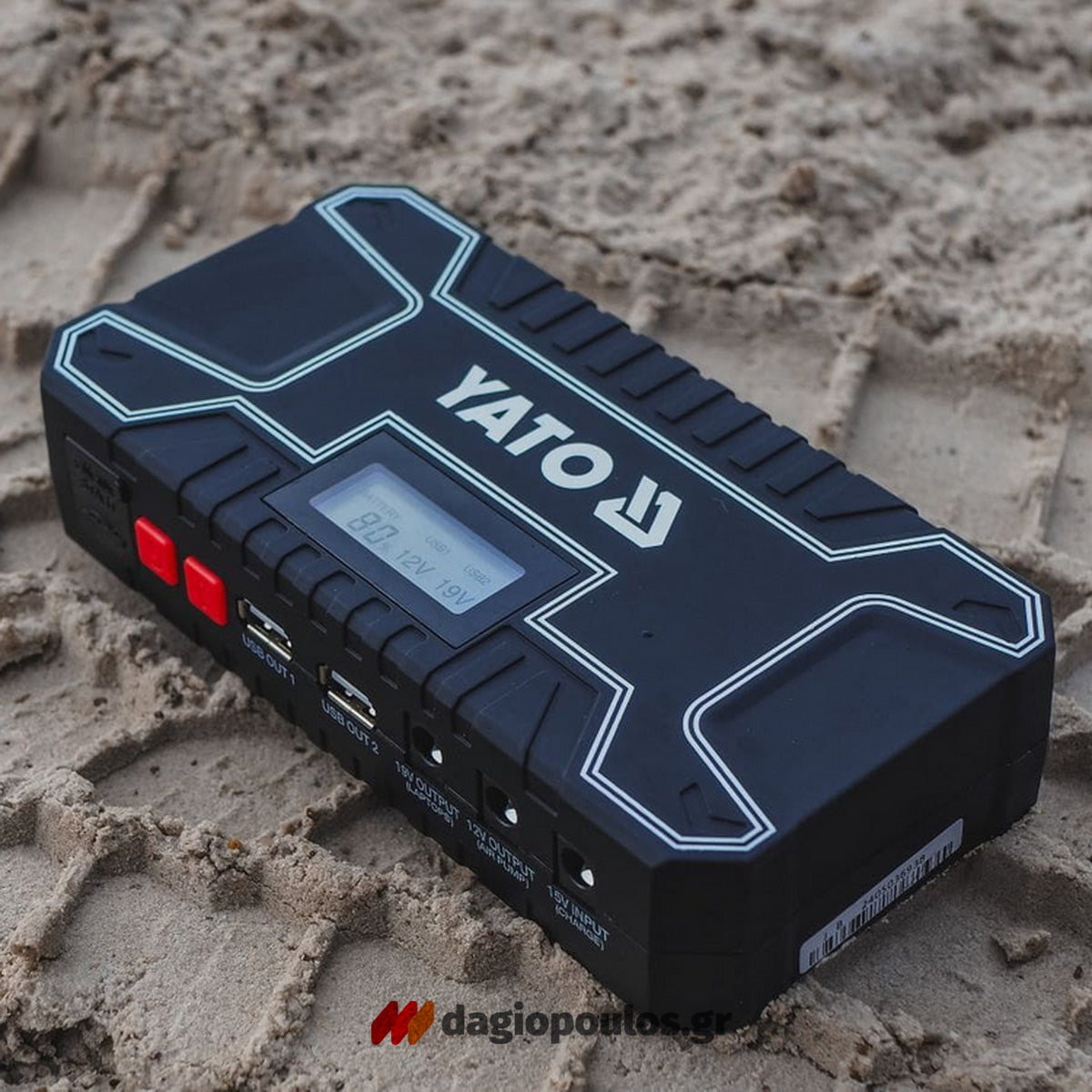 Yato YT-83082 Εκκινητής (Starter) Μπαταριών Αυτοκινήτων - Power Bank 12V 300A 12Ah