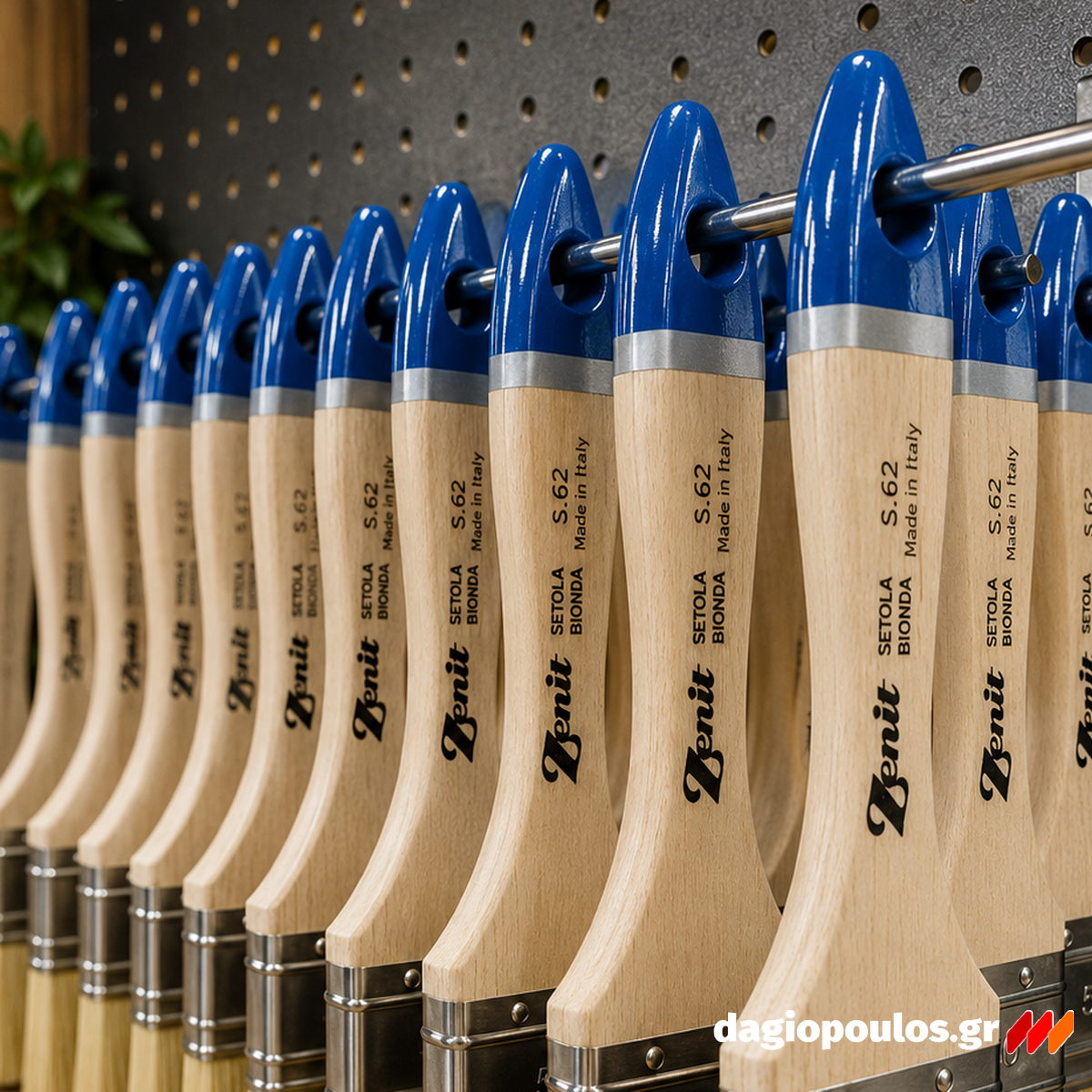 Zenit 062 Sirio Πινέλο Ημίδιπλο Οικονομικό Επαγγελματικό Λευκό Ιταλίας