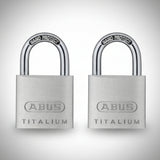 Abus 64Τi/30 Titalium Λουκέτα Ασφαλείας 30mm Σετ 2 Τεμ ΟΜΟΙΟ ΚΛΕΙΔΙ