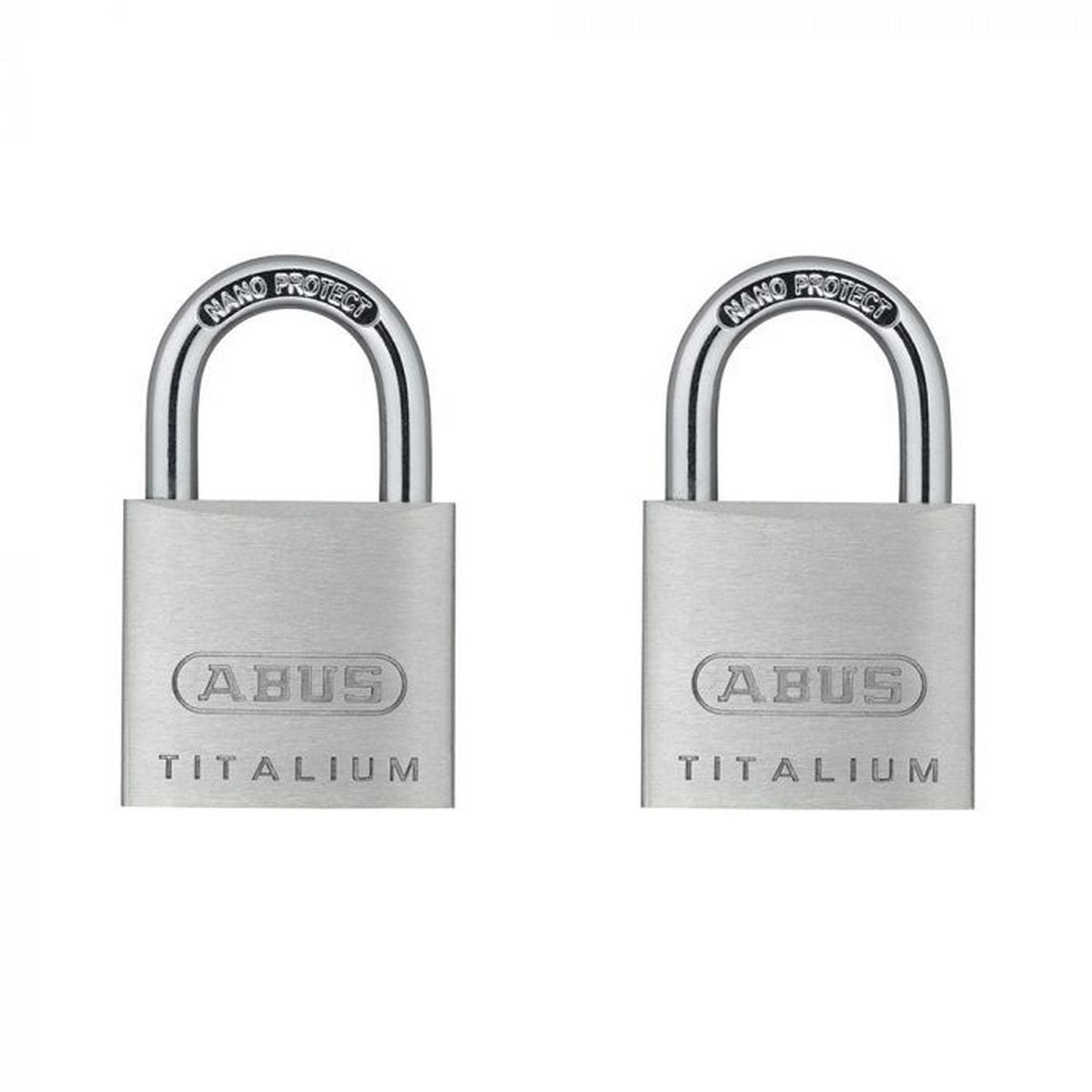 Abus 64Τi/20 Titalium Λουκέτα Ασφαλείας 20mm Σετ 2 Τεμ ΟΜΟΙΟ ΚΛΕΙΔΙ