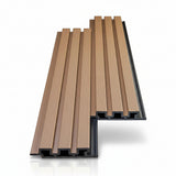 3D WPC Συνθετικό Panel 2ης Γενιάς Με Πηχάκια 5580 Oak 25mm x 147.5mm 2.9mtr
