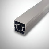 Κολώνα Ανοδειωμένου Αλουμινίου Ενισχυμένη Με Πηχάκια 40x40mm 3mtr