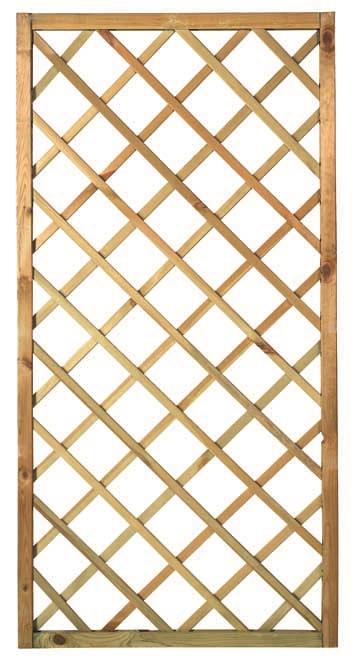 Καφασωτό Ξύλινο Ρόμβος 1352 12x12   Π90xΥ180cm