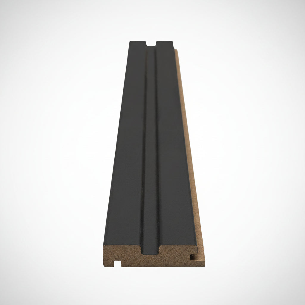 Πηχάκι Διπλό Έναρξης Για 3D Wall Panel MDF Beat Deluxe 507090 Black Lead 16mm x 66.5mm x 2750mm