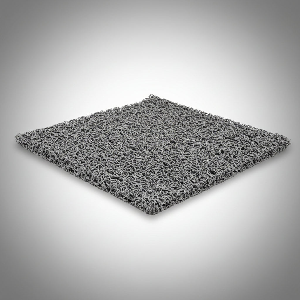 Πλαστικό Δάπεδο Spaghetti 15mm 1.22m ΓΚΡΙ