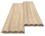 3D Wall Panel MDF Wave Standard 801050 Sonoma Oak Με Πηχάκια 2750mm x 119mm x 16mm