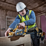 DeWalt DCP5802P2-QW Brushless Πλάνη Μπαταρίας 18V Li-Ion Με 2 Μπατ.5.0Ah - Φορτιστή - Βαλίτσα T-Stak