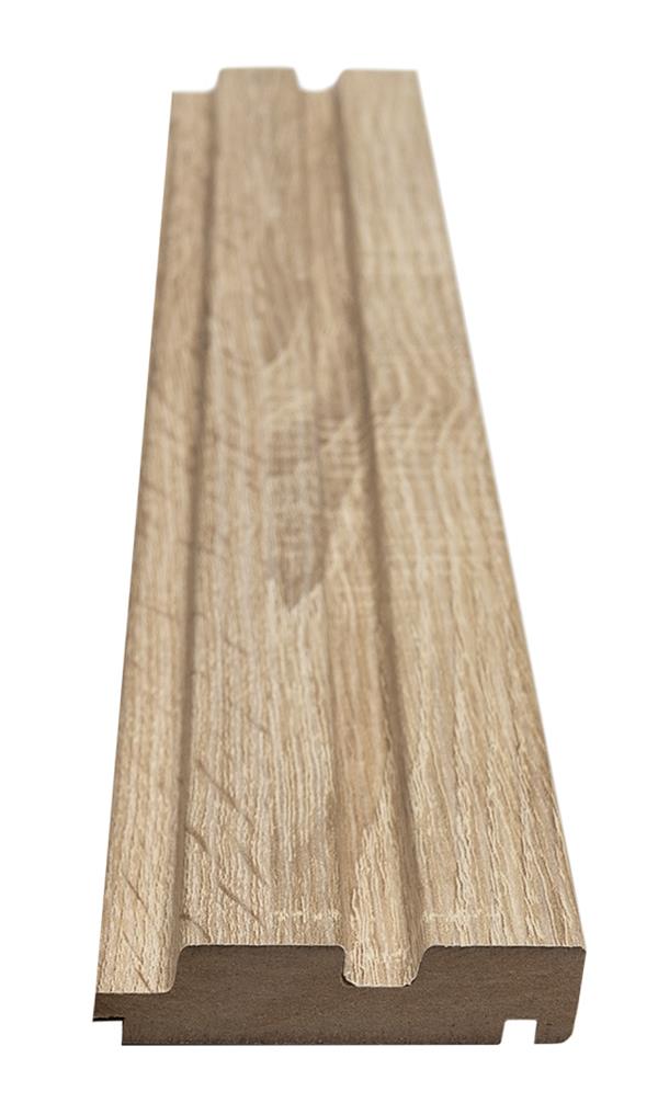 Πηχάκι Διπλό Τελειώματος Για 3D Wall Panel MDF Beat ST 50150 Sonoma Oak 16mm x 77mm 2.75mtr