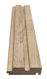 Πηχάκι Διπλό Τελειώματος Για 3D Wall Panel MDF Beat ST 50150 Sonoma Oak 16mm x 77mm 2.75mtr