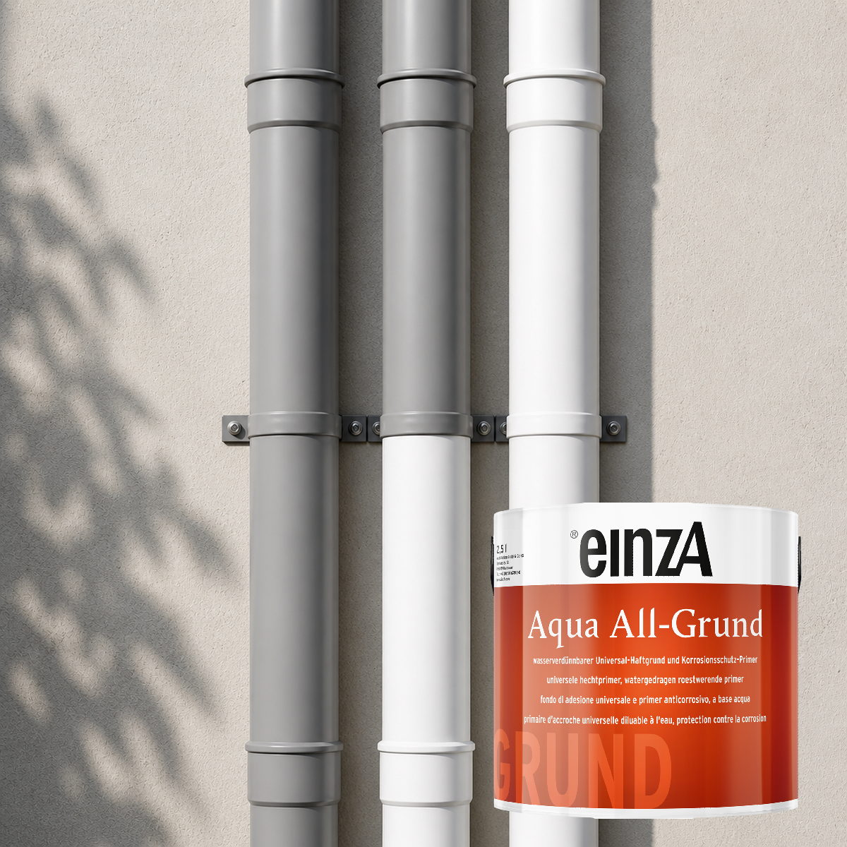einzA Aqua All Grund Άοσμο Υπόστρωμα Αστάρι Πολλαπλών Επιφανειών Νερού ΛΕΥΚΟ